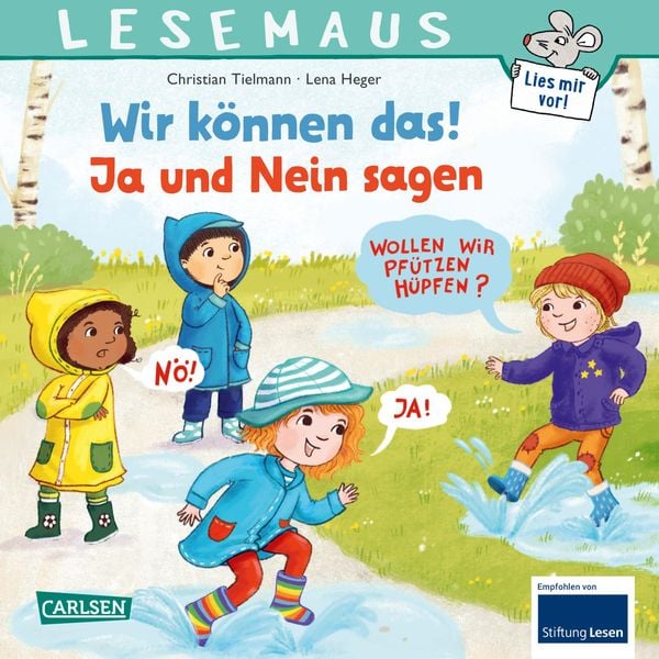 LESEMAUS 155: Wir können das! Ja und Nein sagen, Taschenbuch von Christian Tielmann, Carlsen, 978-3-551-08088-2