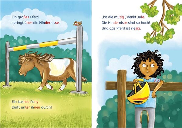 Produktbild: Lesel&ouml;wen 1. Klasse - Eine ponystarke Reitstunde