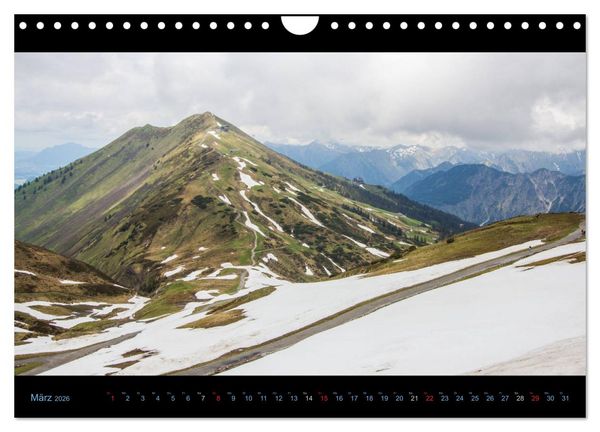 Produktbild: Region Oberstdorf - Kleinwalsertal und Nebelhorn (Wandkalender 2026 DIN A4 quer), CALVENDO Monatskalender