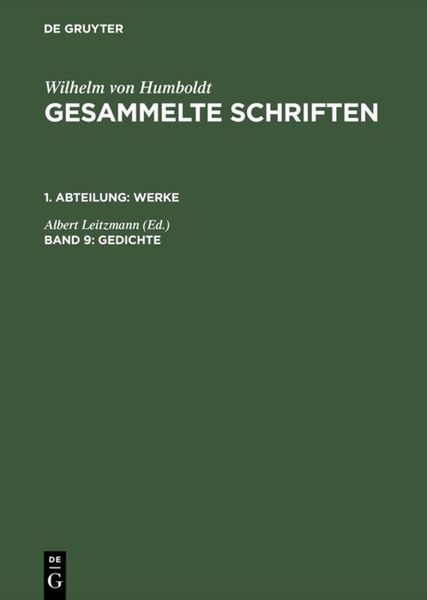 Produktbild: Gedichte