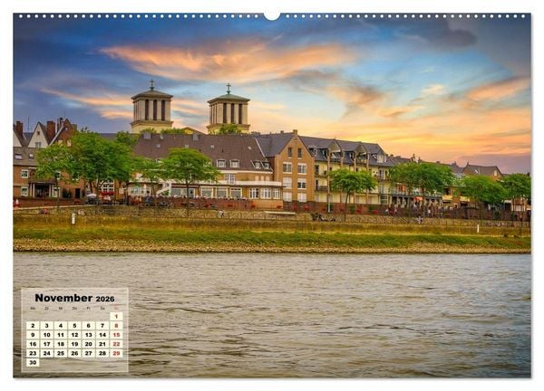Produktbild: Vater Rhein von der Quelle bis zur M&uuml;ndung (Wandkalender 2026 DIN A2 quer), CALVENDO Monatskalender