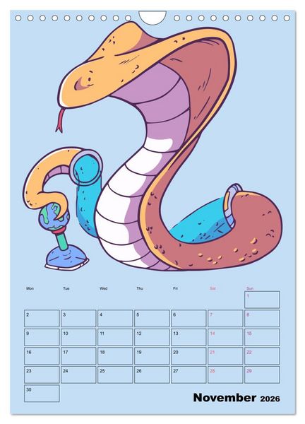 Produktbild: Funny Gamer Animals (Wall Calendar 2026 DIN A4 portrait), CALVENDO 12 Month Wall Calendar