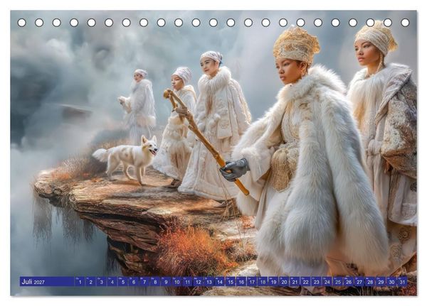 Produktbild: Mystische Kraftorte - Fantasiewerke (Tischkalender 2027 DIN A5 quer), CALVENDO Monatskalender