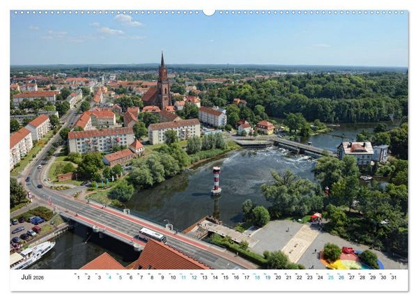 Produktbild: Die Havel entlang - Brandenburg, Rathenow, Havelberg (Wandkalender 2026 DIN A2 quer), CALVENDO Monatskalender