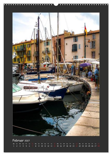 Produktbild: Saint Tropez (Wandkalender 2027 DIN A2 hoch), CALVENDO Monatskalender