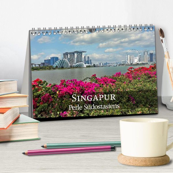 Produktbild: Singapur - Perle S&uuml;dostasiens (Tischkalender 2026 DIN A5 quer), CALVENDO Monatskalender