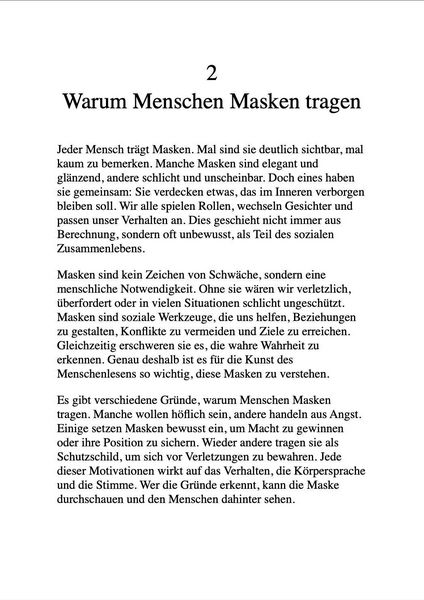Produktbild: Die Kunst des Menschenlesens
