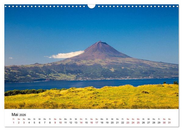 Produktbild: Azoren - Inseln im Atlantik (Wandkalender 2026 DIN A3 quer), CALVENDO Monatskalender
