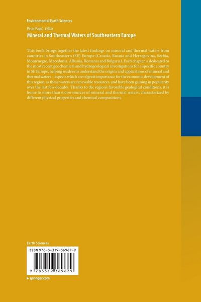 Produktbild: Mineral and Thermal Waters of Southeastern Europe