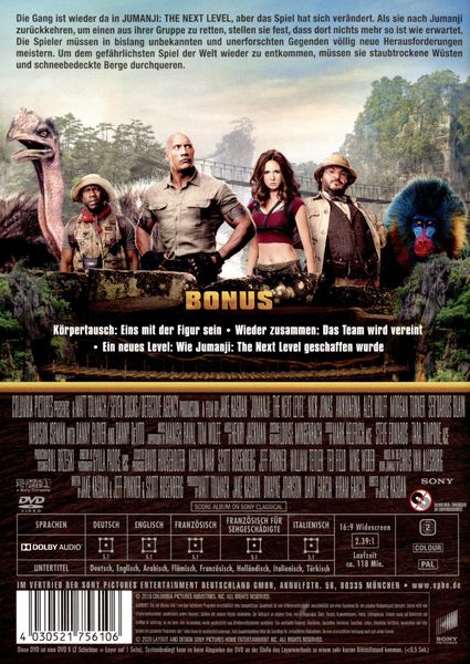 Produktbild: Jumanji : The Next Level