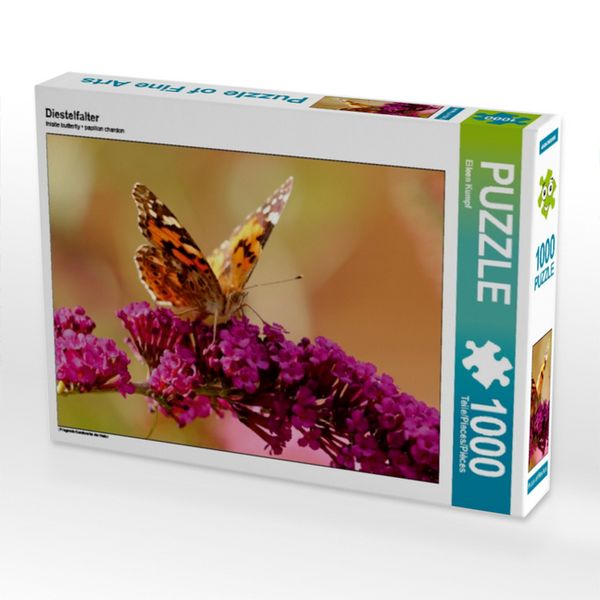 Produktbild: CALVENDO Puzzle Diestelfalter | 1000 Teile Lege-Gr&ouml;&szlig;e 64x48cm Foto-Puzzle f&uuml;r gl&uuml;ckliche Stunden