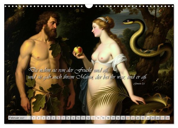 Produktbild: Die Kraft der Bibel (Wandkalender 2027 DIN A3 quer), CALVENDO Monatskalender