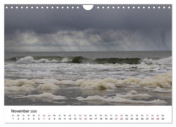 Produktbild: Insel Amrum - Ein Juwel unterm norddeutschen Himmel (Wandkalender 2026 DIN A4 quer), CALVENDO Monatskalender