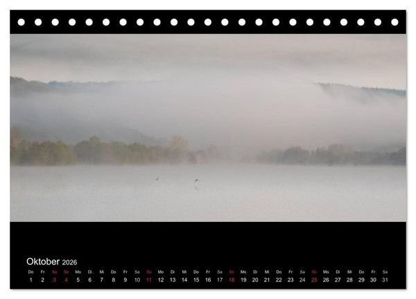 Produktbild: NEBEL (Tischkalender 2026 DIN A5 quer), CALVENDO Monatskalender