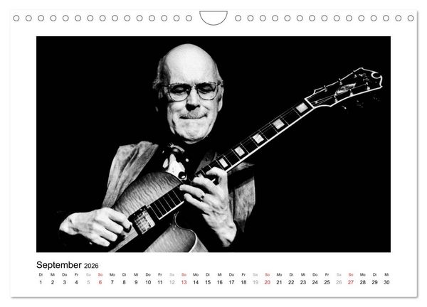Produktbild: Jazztime (Wandkalender 2026 DIN A4 quer), CALVENDO Monatskalender