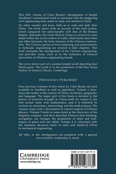Produktbild: The Shorter Science and Civilisation in China