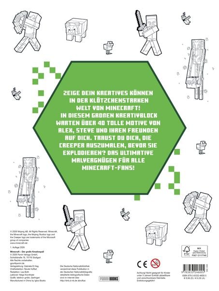 Produktbild: Minecraft: Der gro&szlig;e Kreativspa&szlig;