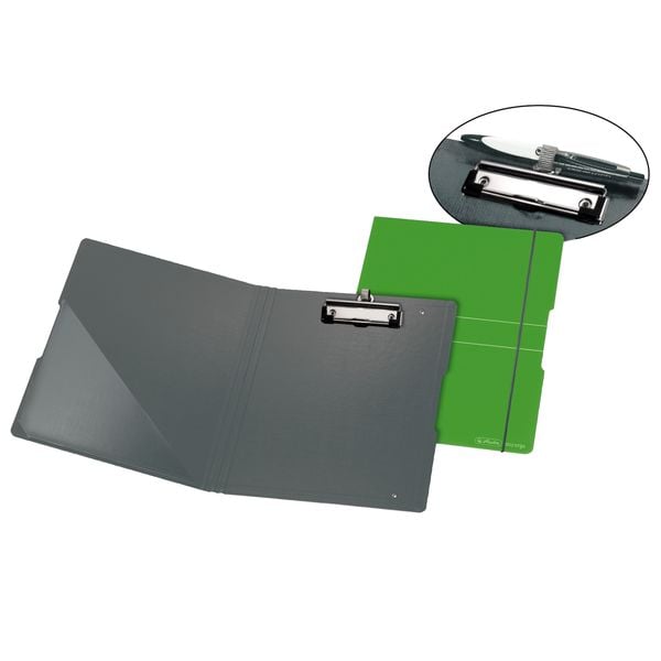 Produktbild: Herlitz Klemmbrettmappe Polyfoam A4 apfel
