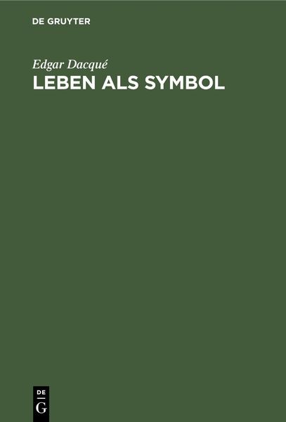 Produktbild: Leben als Symbol