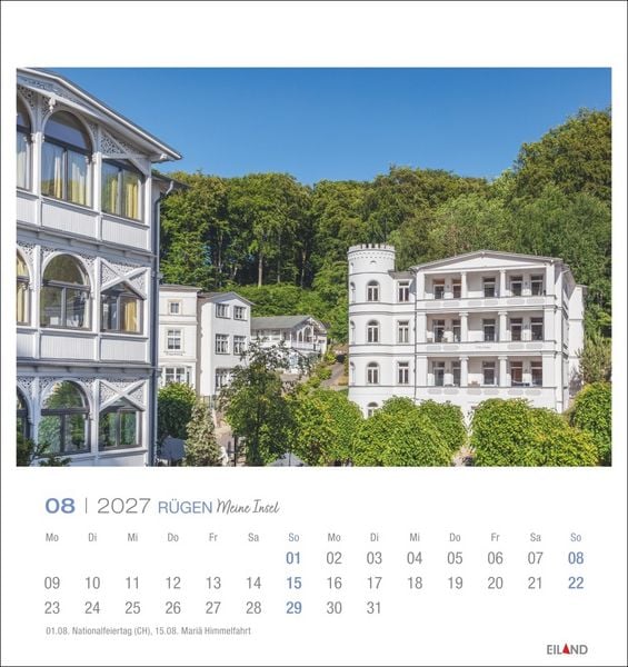 Produktbild: R&uuml;gen Postkartenkalender 2027 - Meine Insel
