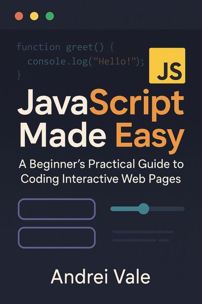 Produktbild: JavaScript Made Easy: A Beginner's Practical Guide to Coding Interactive Web Pages