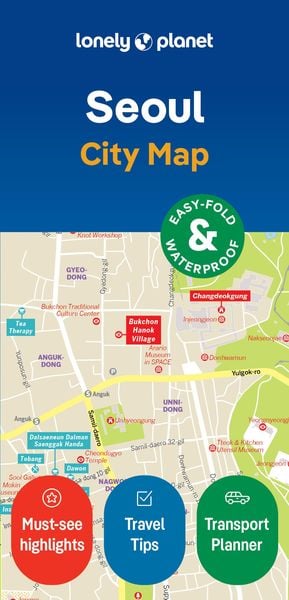Produktbild: Lonely Planet Seoul City Map