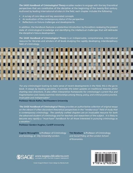 Produktbild: The SAGE Handbook of Criminological Theory