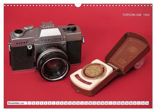 Produktbild: Spiegelreflexkameras der 1950er-1980er Jahre (Wandkalender 2026 DIN A3 quer), CALVENDO Monatskalender