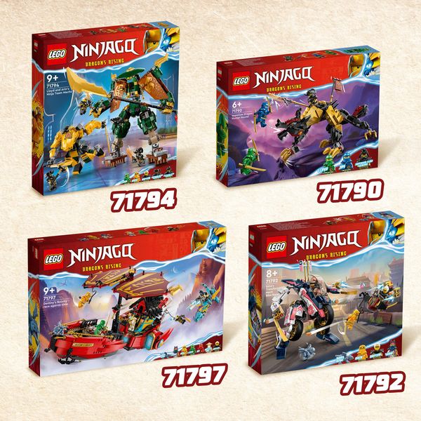 LEGO NINJAGO 71797 Ninja-Flugsegler im Wettlauf mit der Zeit