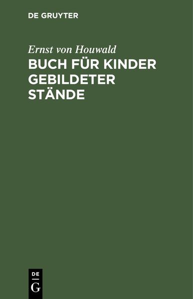 Produktbild: Buch f&uuml;r Kinder gebildeter St&auml;nde
