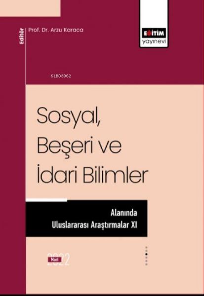 Produktbild: Sosyal, Beseri ve Idari Bilimler Alaninda Uluslararasi Arastirmalar - 9