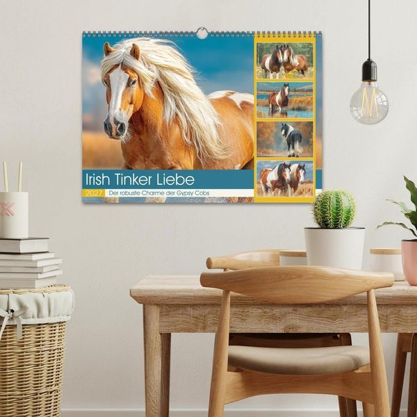 Produktbild: Irish Tinker Liebe. Der robuste Charme der Gypsy Cobs (Wandkalender 2027 DIN A3 quer), CALVENDO Monatskalender