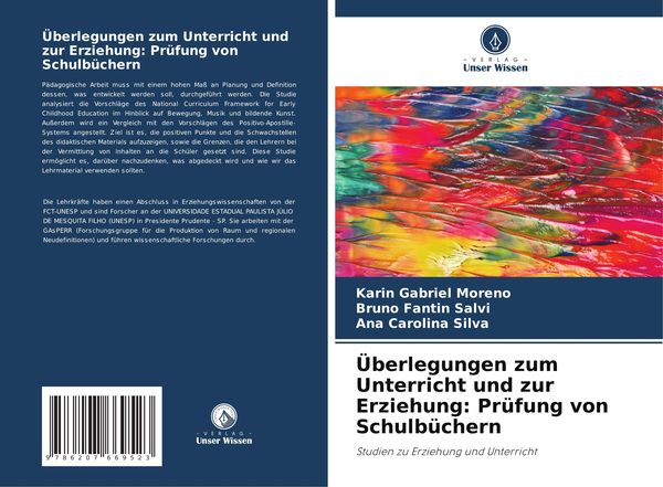 Überlegungen zum Unterricht und zur Erziehung: Prüfung von Schulbüchern, Taschenbuch von Karin Gabriel Moreno , Bruno Fantin Salvi , Ana Carolina