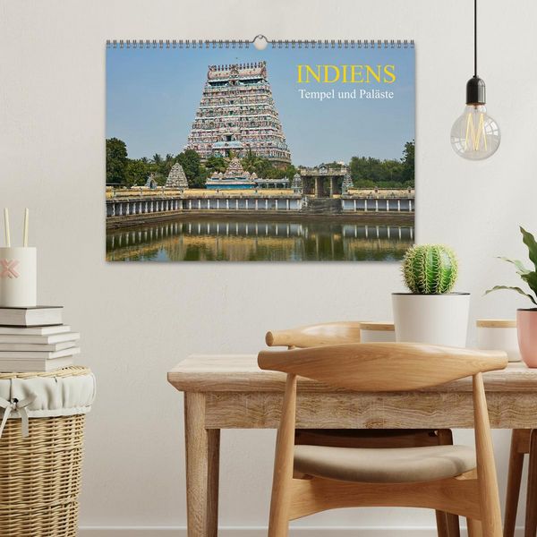 Produktbild: Indiens Tempel und Pal&auml;ste (Wandkalender 2026 DIN A3 quer), CALVENDO Monatskalender