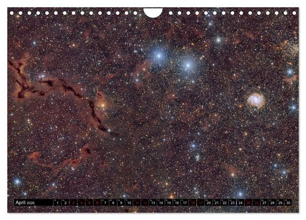 Produktbild: Deepsky XVIII (Wandkalender 2026 DIN A4 quer), CALVENDO Monatskalender