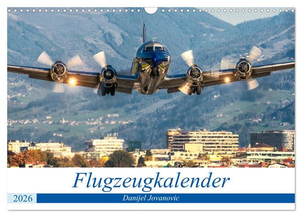 Produktbild: Flugzeugkalender (Wandkalender 2026 DIN A3 quer), CALVENDO Monatskalender