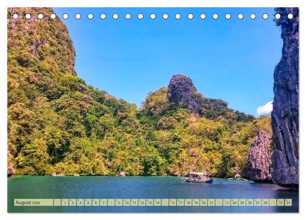 Produktbild: Reise durch Asien - Philippinen (Tischkalender 2026 DIN A5 quer), CALVENDO Monatskalender