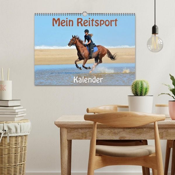 Produktbild: Mein Reitsport Kalender (Wandkalender 2026 DIN A3 quer), CALVENDO Monatskalender