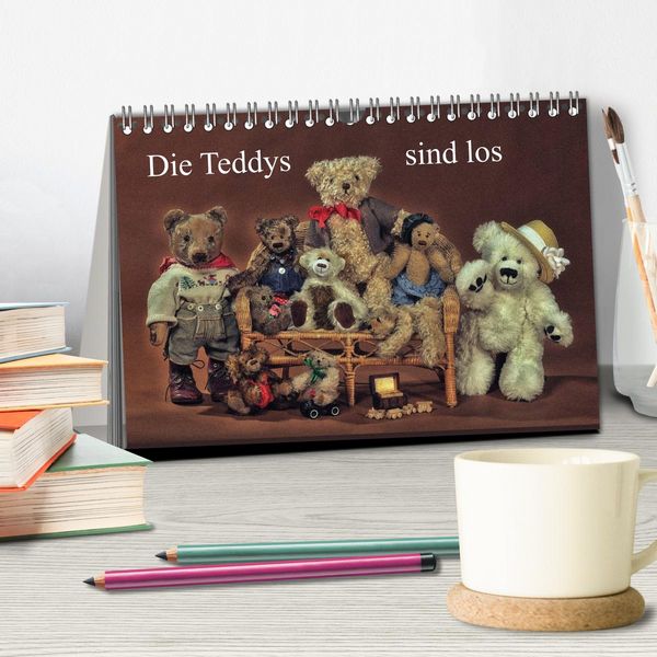 Produktbild: Die Teddys sind los (Tischkalender 2026 DIN A5 quer), CALVENDO Monatskalender
