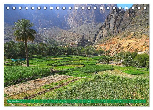 Produktbild: Unterwegs im Weihrauchland Oman (Tischkalender 2027 DIN A5 quer), CALVENDO Monatskalender