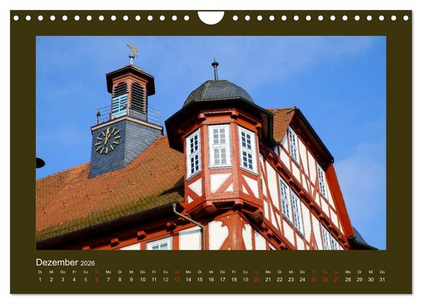 Produktbild: Fachwerk in Nordhessen (Wandkalender 2026 DIN A4 quer), CALVENDO Monatskalender