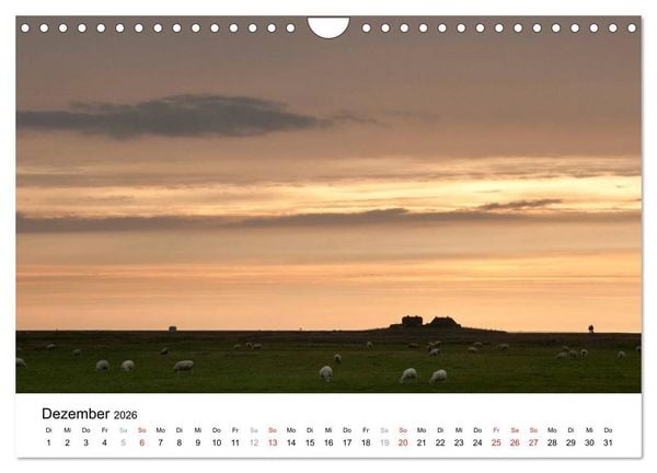 Produktbild: Hallig Hooge - zwischen Himmel und Erde (Wandkalender 2026 DIN A4 quer), CALVENDO Monatskalender