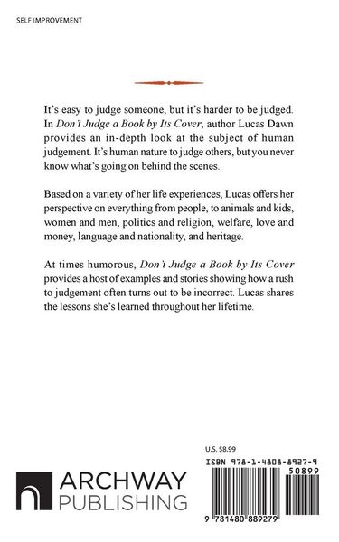 Produktbild: Don't Judge a Book by Its Cover