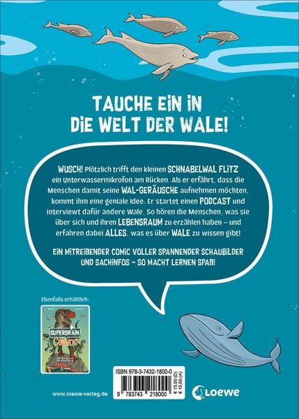 Produktbild: Superbrain-Comics - Die Geheimnisse der Wale