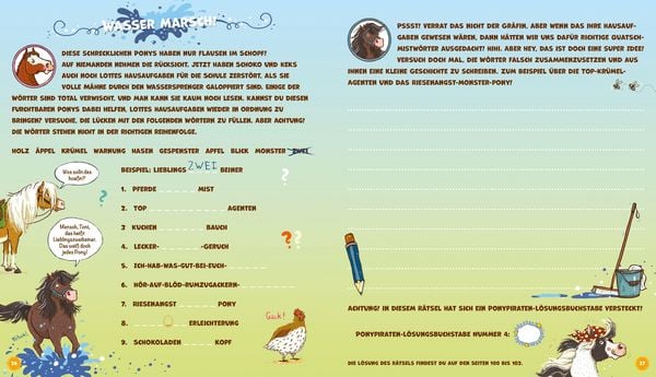 Produktbild: Mein Haferhorde-Ferienbuch