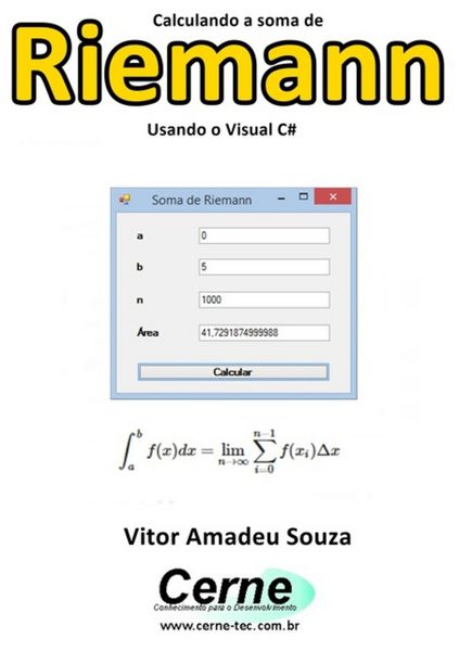Produktbild: Calculando A Soma De Riemann Usando O Visual C#