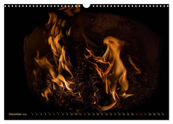 Produktbild: Feuerdrache (Wandkalender 2026 DIN A3 quer), CALVENDO Monatskalender