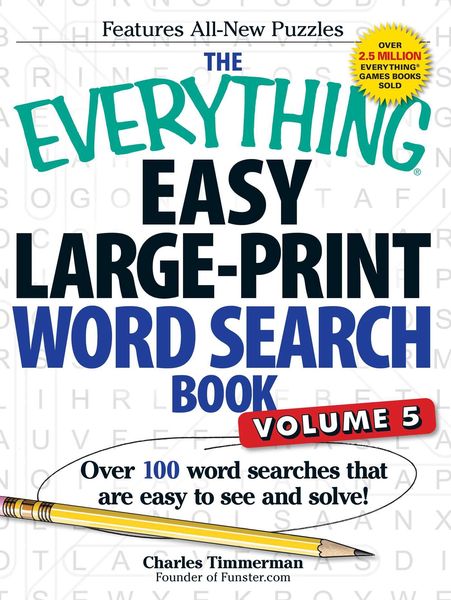 Produktbild: The Everything Easy Large-Print Word Search Book, Volume 5