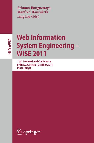 Produktbild: Web Information System Engineering -- WISE 2011
