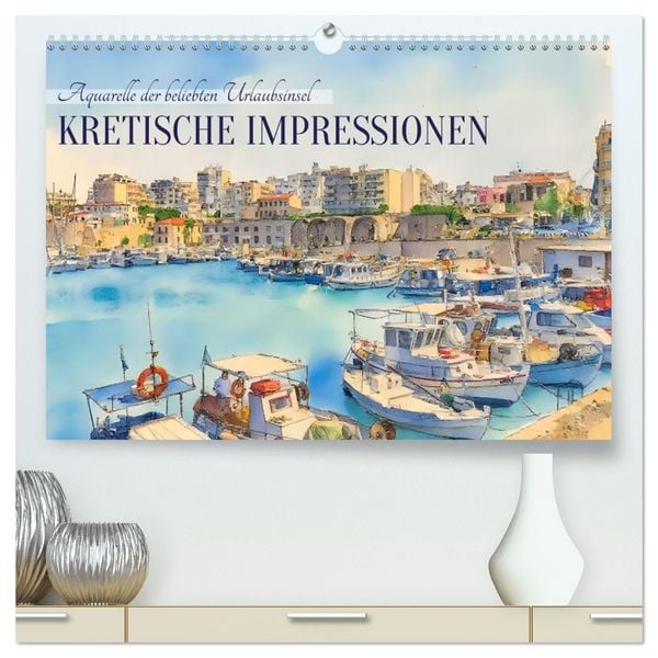Produktbild: Kretische Impressionen (hochwertiger Premium Wandkalender 2026 DIN A2 quer), Kunstdruck in Hochglanz